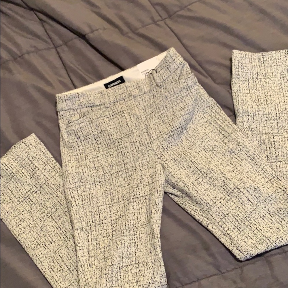 express columnist barely boot high rise dress pant
